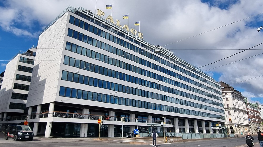 Hotel Palace at Eteläranta 10, Helsinki, with the Palace restaurant on its top floor