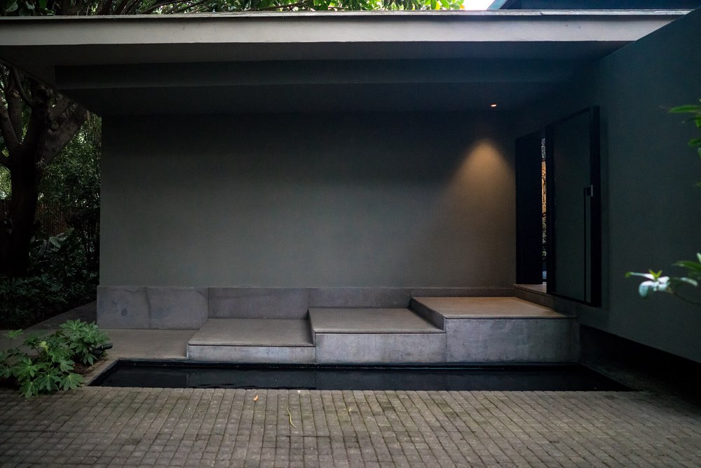 The garden pavilion at Pujol in Polanco, Mexico City