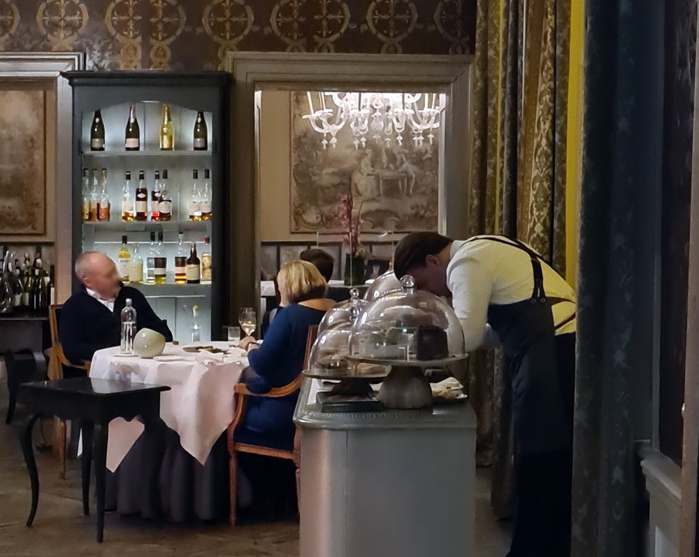 The dining room of Château Neercanne in Maastricht