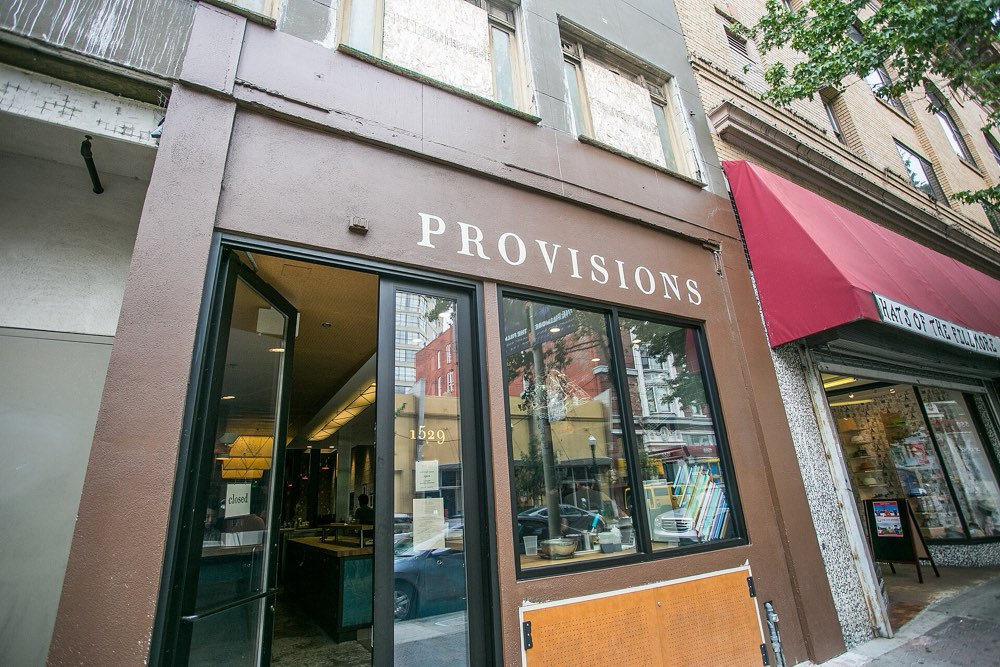 The shopfront of State Bird Provisions on Fillmore Street, San Francisco