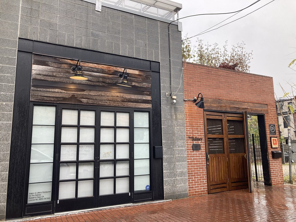The front of The Dabney in Blagden Alley, Washington, DC