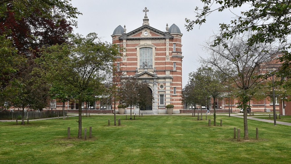 The former military hospital chapel in Antwerp that houses The Jane