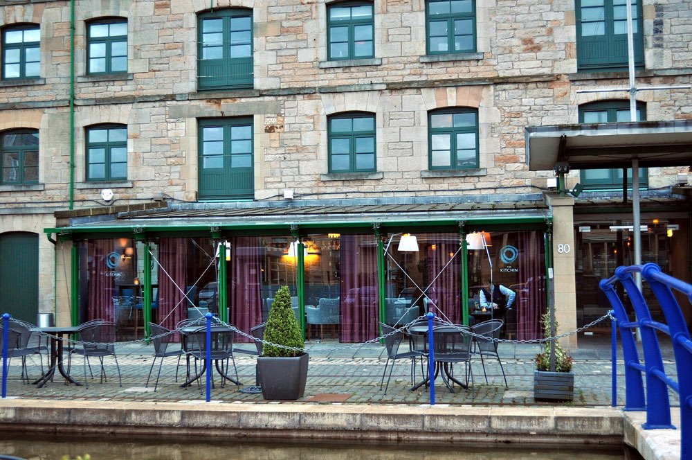 The front of The Kitchin on Commercial Quay, Leith, Edinburgh
